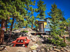 Tiny House Cabin Rental at Alpine Lodge in Red Feather Lakes, Colorado