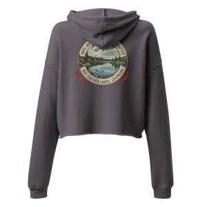 Gray hoodie with Red Feather Lakes graphic