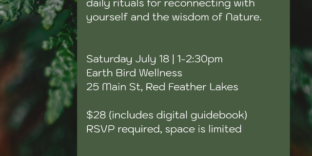 Earth Medicine Class - Earth Bird Wellness