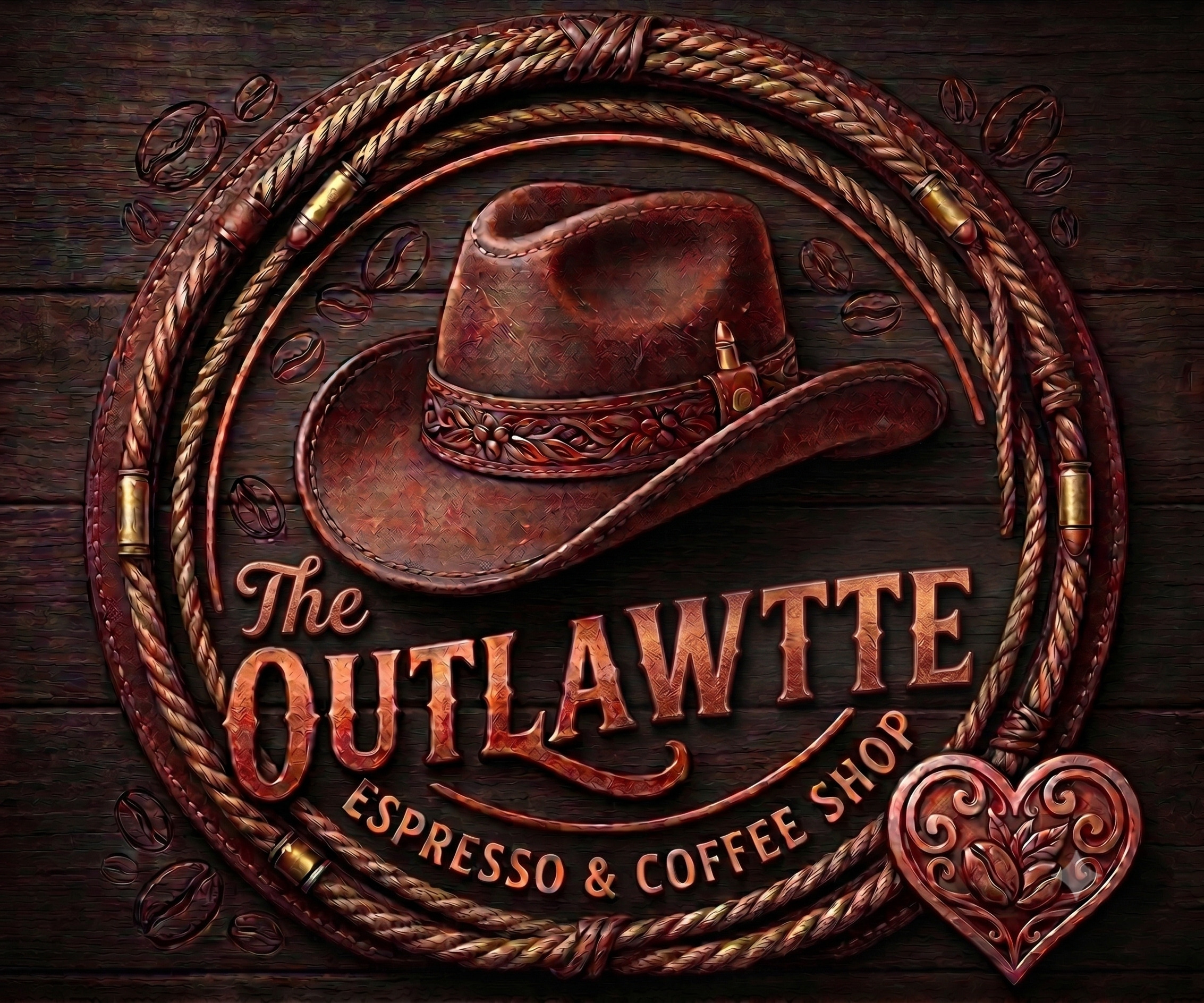 The Outlawtte Espresso & Coffee Shop logo The Outlawtte Espresso & Coffee Shop logo