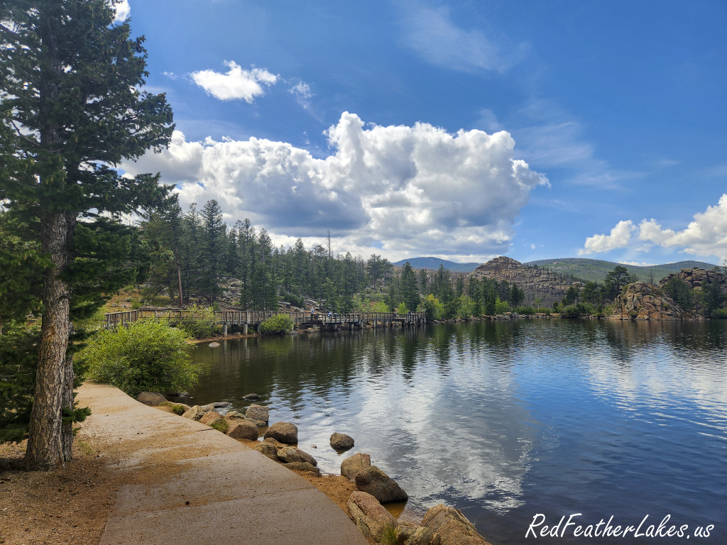 Bellaire Lake — a fishing spot in Northwest Larimer County, Colorado