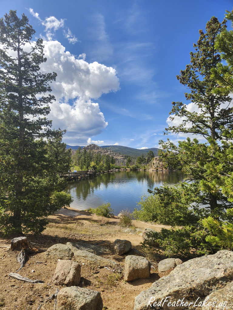 Bellaire Lake — a fishing spot in Northwest Larimer County, Colorado