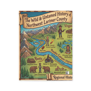 Back cover of the Pioneer Passport coloring book