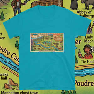 Adult Pioneer Passport T-shirt for the northwest Larimer County road trip
